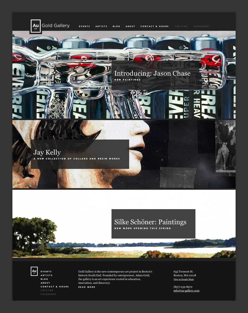 Gold Gallery Full Homepage