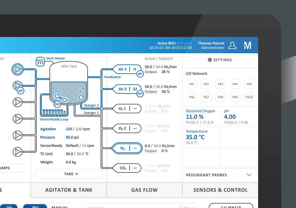 Bioreactor Home Piping & Instrumentation Diagram Detail