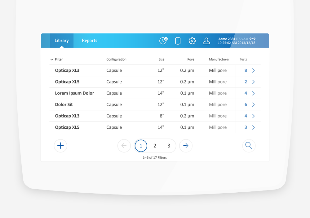 Millipore IT5 Filters