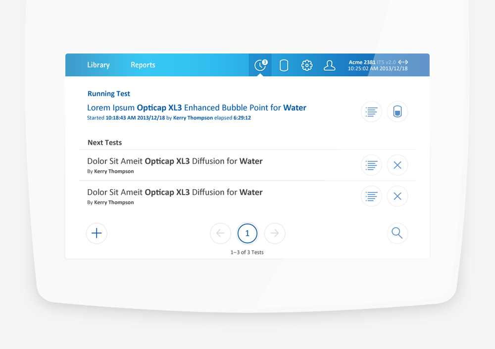 Millipore IT5 Run Queue