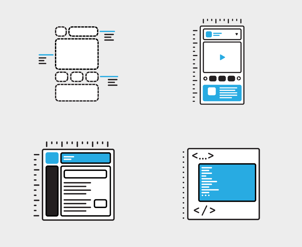 Website Process Icons