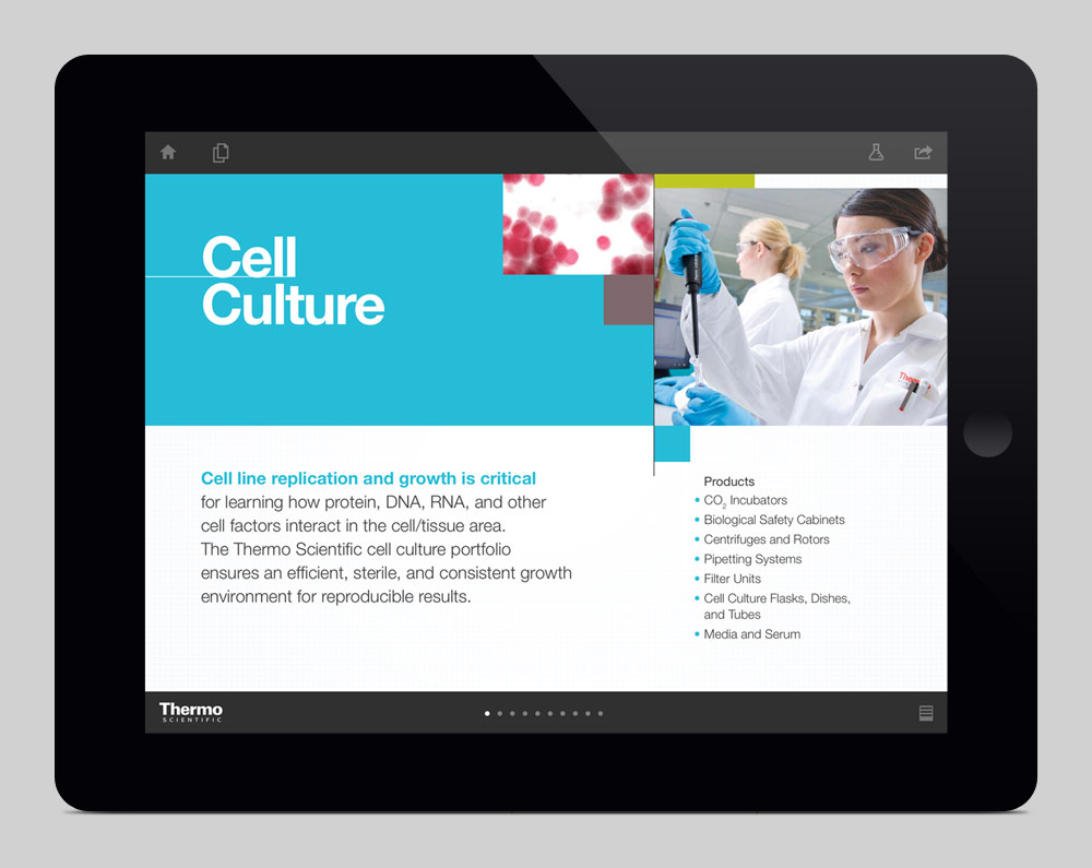 Thermo Scientific Lab Workflow App Slide